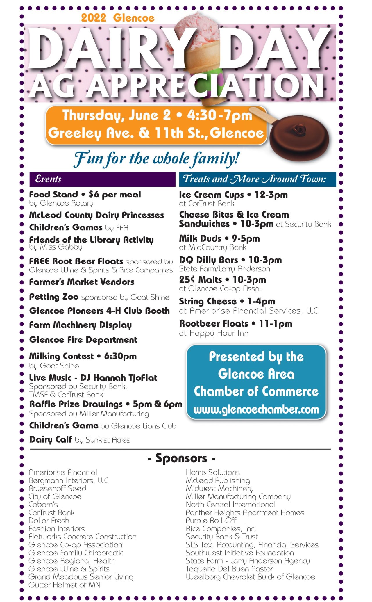 Dairy Day 2022 Glencoe Chamber